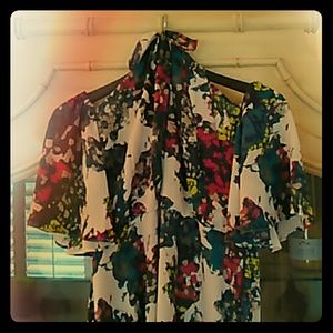 BCBGMAXAZRIA  Kelley Off-The-Shoulder Halter Gown